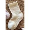 Children Summer Ultra-thin Ice Cream Colored Mesh Socks for Girls Solid Breathable Mid Tube Socks  New