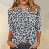 Women's Fashionable Retro Polka Dot Top Versatile Casual for Everyday Wear