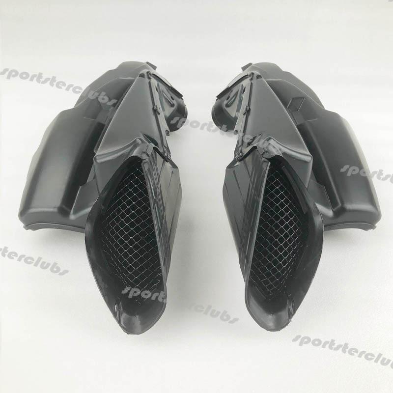 A Pair For Suzuki K6 K7 GSXR750 GSX-R 750 2006-2007 GSX-R600 GSXR600 Black Motorcycle Ram Air Intake Tube Duct Pipe