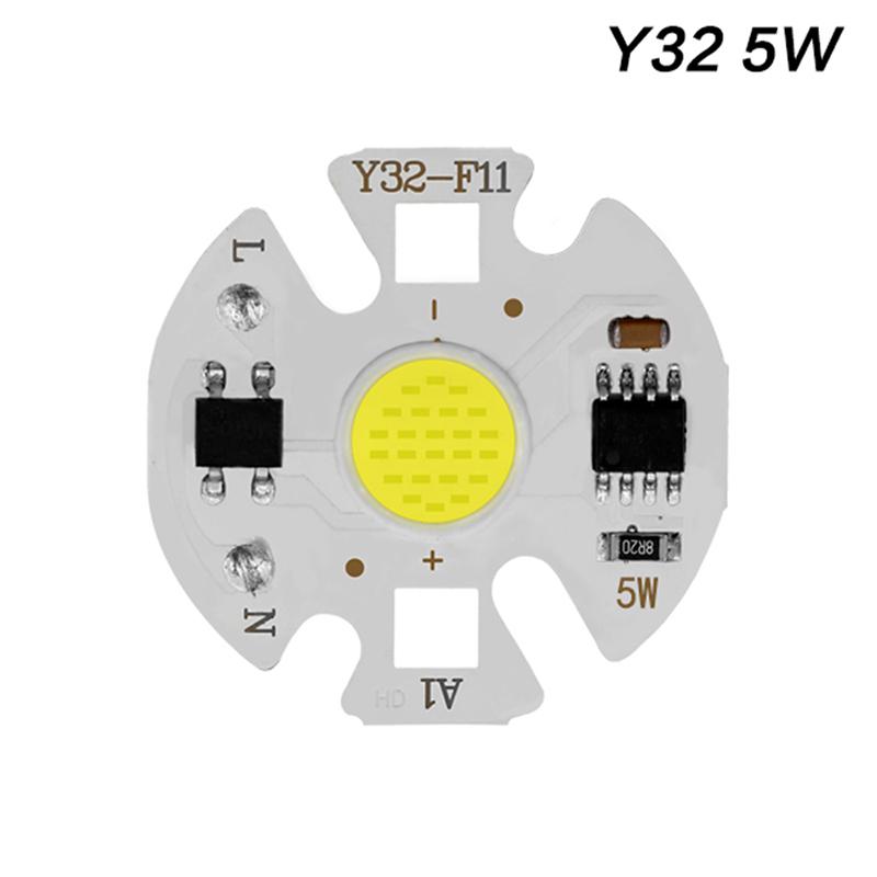 Cob LED Lampen Chip 10W 20W 30W 50W 220V Smart IC Kein Treiber erforderlich 3W 5W 7W 9W LED Glühbirnenlampe für Flutlicht Scheinwerfer DIY Beleuchtung