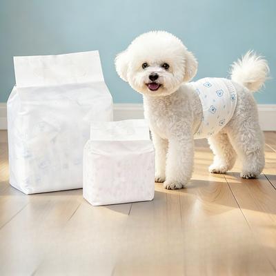 Male Female Diaper Super Absorpt Pet Menstrual Physiological Pants Leakproof Nappies Pants Breathable Puppy Short Dog Cat Supplies Disposable Diapers