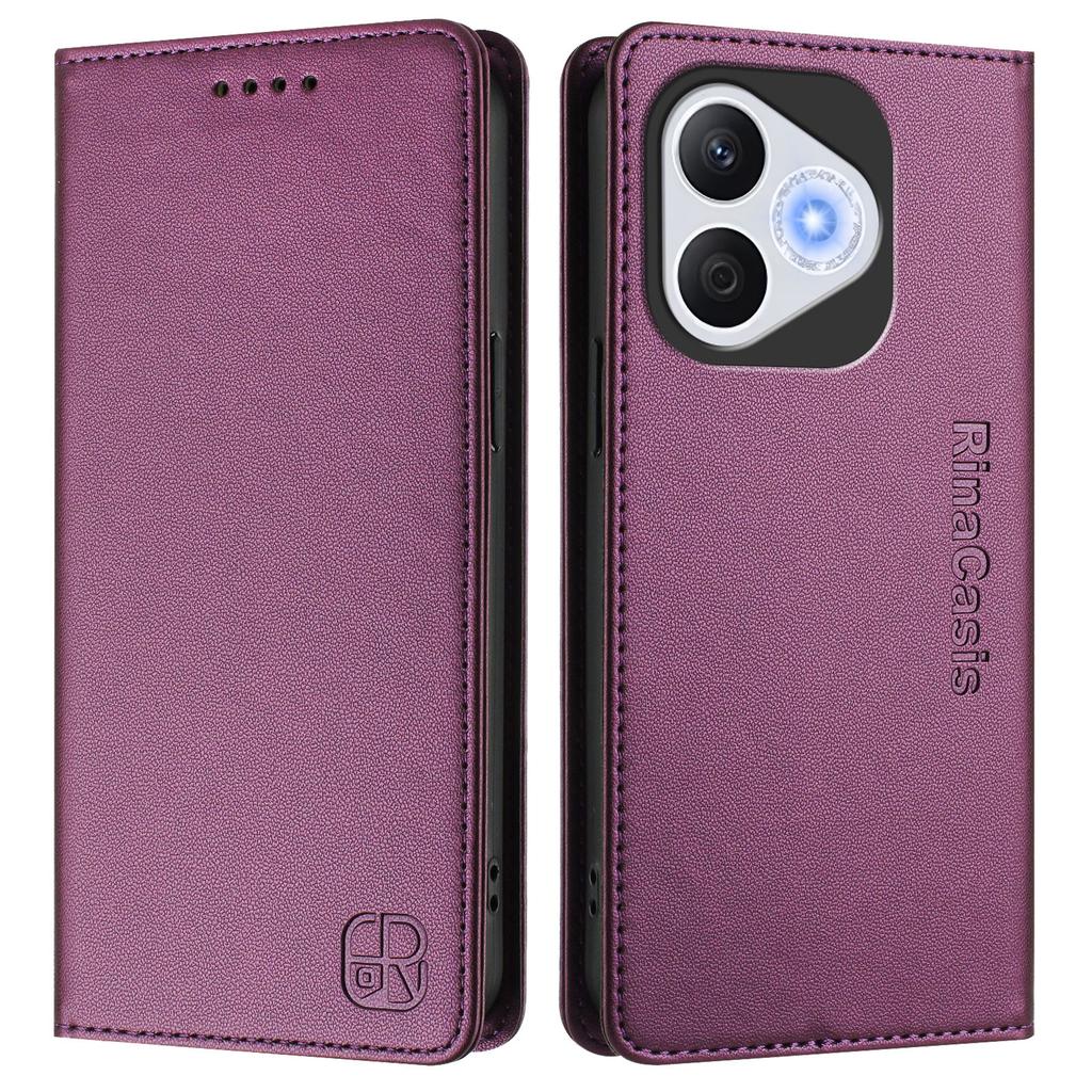 For Honor 400 Lite Leather Case RINACASIS RC01 Phone Cover with RFID Blocking Wallet Stand