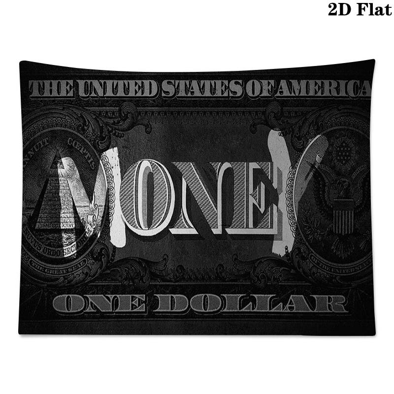 Currency Pattern Home Decor Tapestry, Wall Hanging, Decorative RV Wall Cloth.MGT0918313