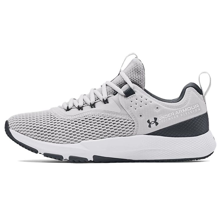 Under Armour Men s Lockdown 6 Basketball Shoes White Black 3024277-100 44.5