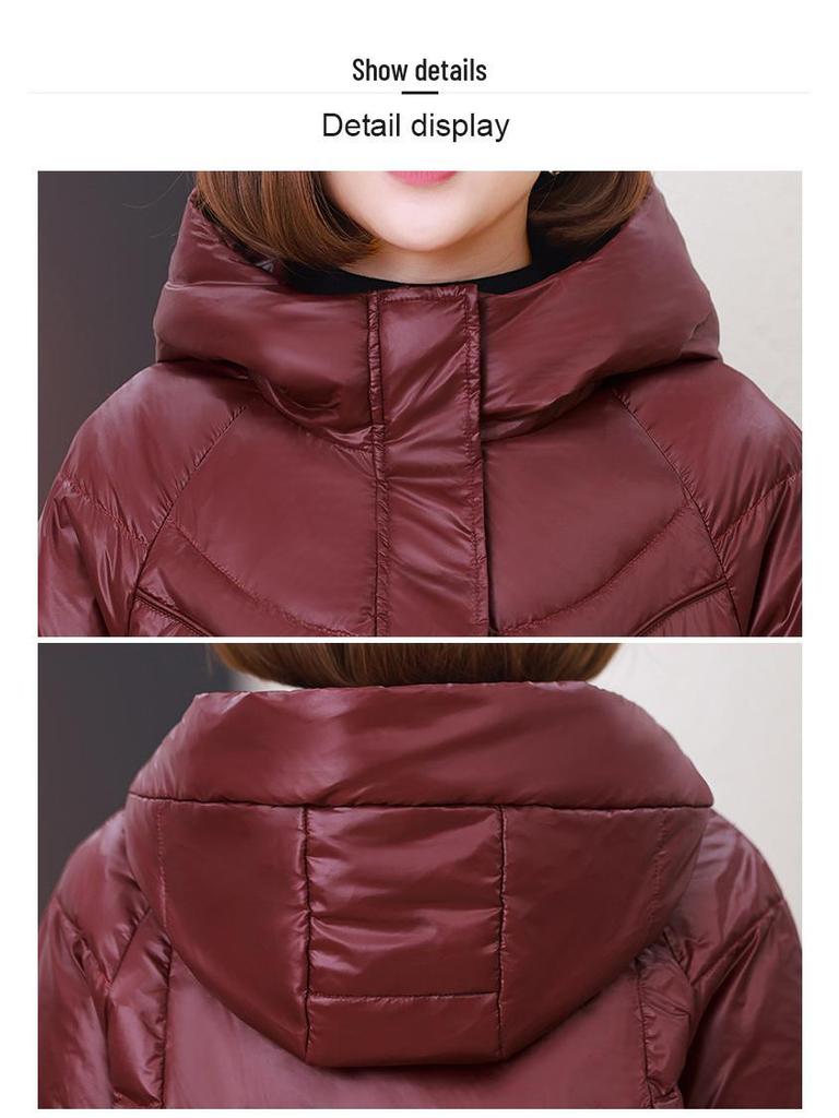 2024 Stylish Winter Short Down Jacket for Middle-Aged Women - Loose, Age-Reducing Cotton-Padded Coat