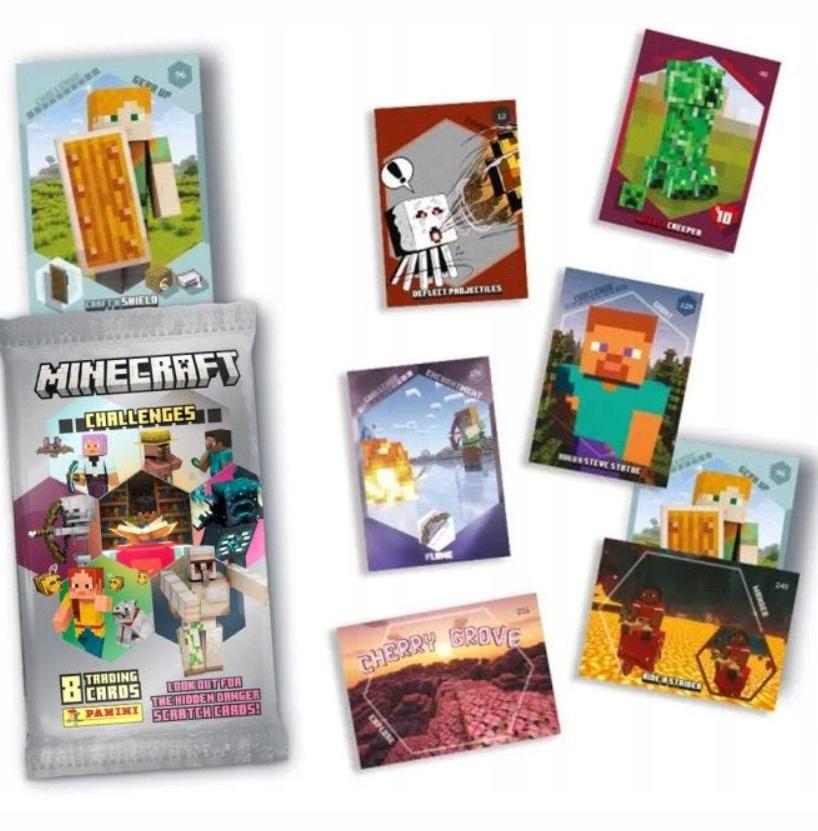 Minecraft Challenges Panini Starter Set Album 2 Card Packs