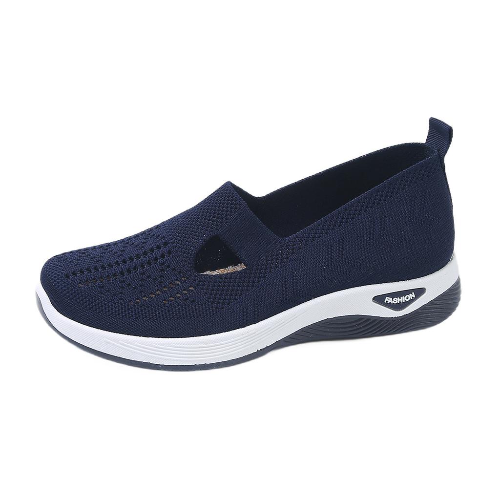 Shoes women's 2025 autumn new middle-aged and elderly mother shoes soft sole breathable women's casual shoes sticker