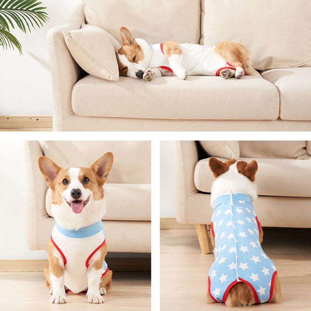 Elastic Dog Recovery Bodysuit Breathable Dog Weaning Bodysuit Practical Dog Protective Clothes  Dog