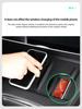 Wireless Charger Pad For Tesla Model 3 Y and  Highland 2024 2023 2022 Accessories Center Console Organizer Charging Station Mats