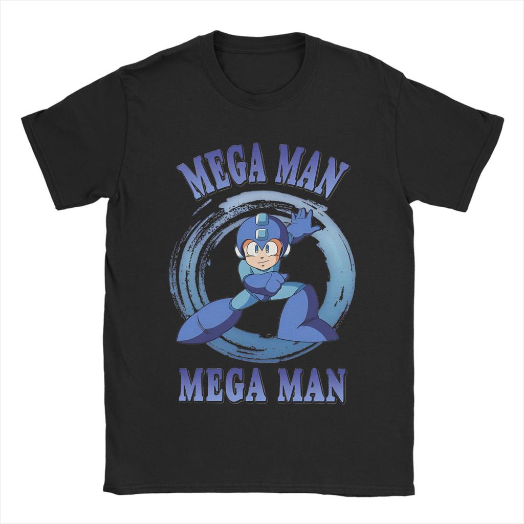 Streetwear Megaman X Zero Art T-Shirt For Men Women O-neck Short Sleeve Tops Shirts  Cotton Summer Clothing