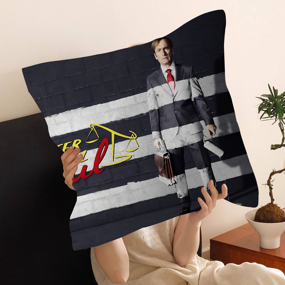 Classic Better Call Saul Pillow Cover For Bedroom Room And Living Room Sofa Decorative Cushion Cover