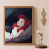 Diamond Painting Kit  Ariel Mermaid 5D DIY Home Decor & Craft Enthusiast Gift, Beautifully Designed 137 Characters
