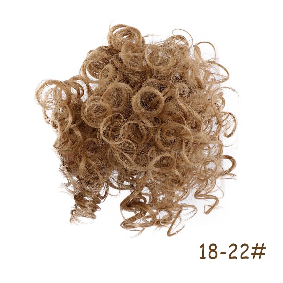 Puff Drawstring Hair Buns Ponytail Kinky Curly Chignon Hair Extension Hair Synthetic Short Extensions Hairpieces Updo Hair for Women
