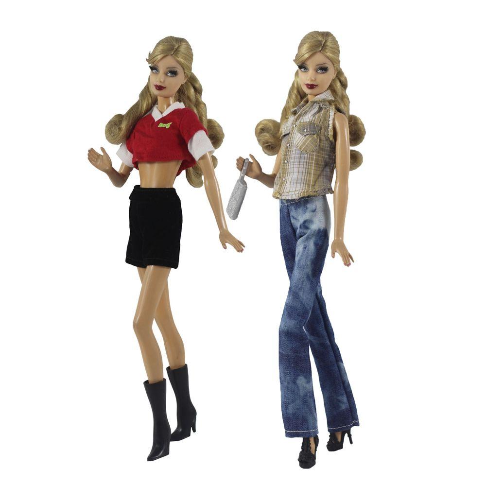 Fashion 11.5" 1/6 BJD Dolls Dolls Trousers Doll Coats Jeans Leather Pants Shorts Clothes Accessories