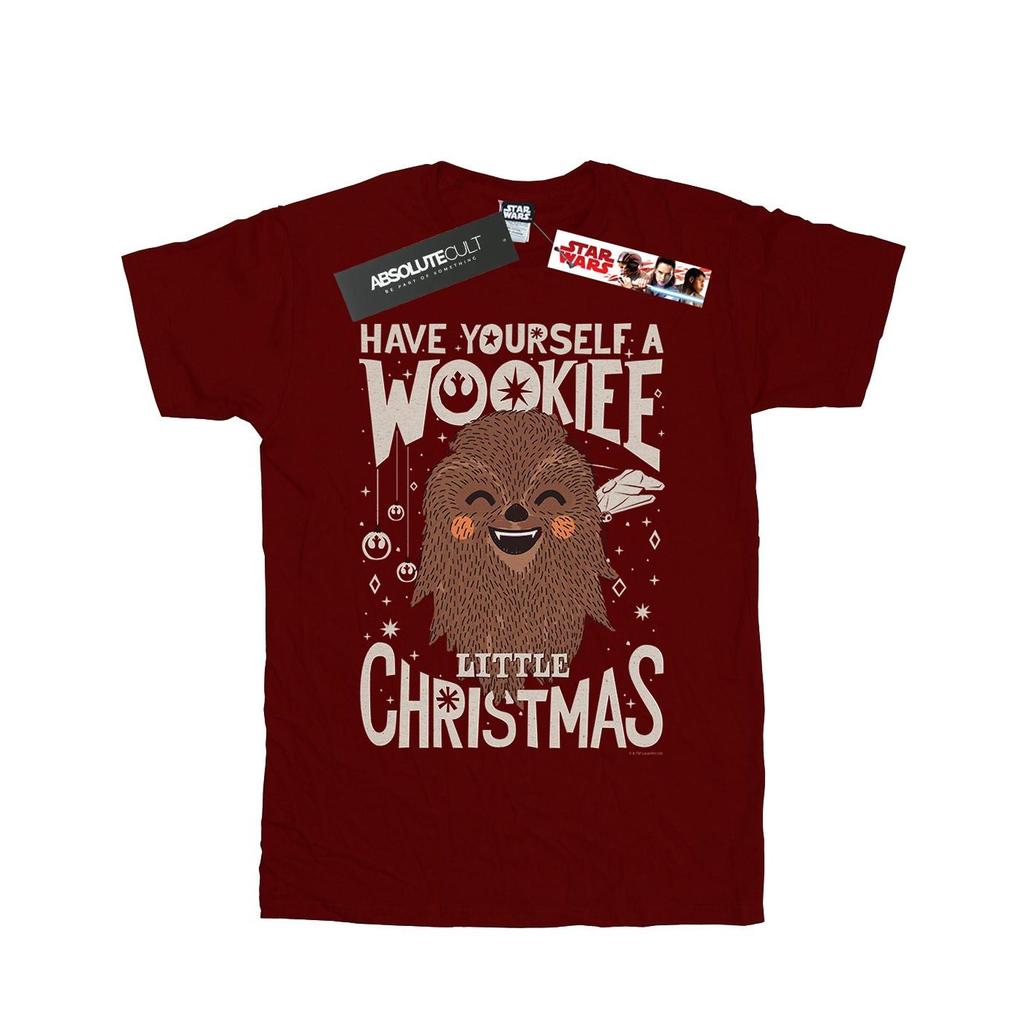 STAR WARS Boys Wookiee Little Christmas T-Shirt