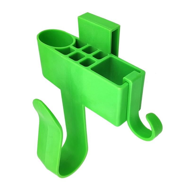 

Plastic Tool Rack Green Color Wrench Hanging Waist Rack Drill Tool Kit Rack Electric Drill Tool Kit Tool Kit Holder 1
