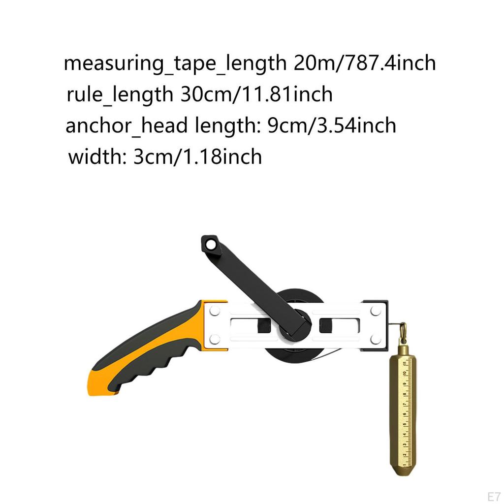 Brass Plumb Bob Measuring Tape for Oil Tank Gauging