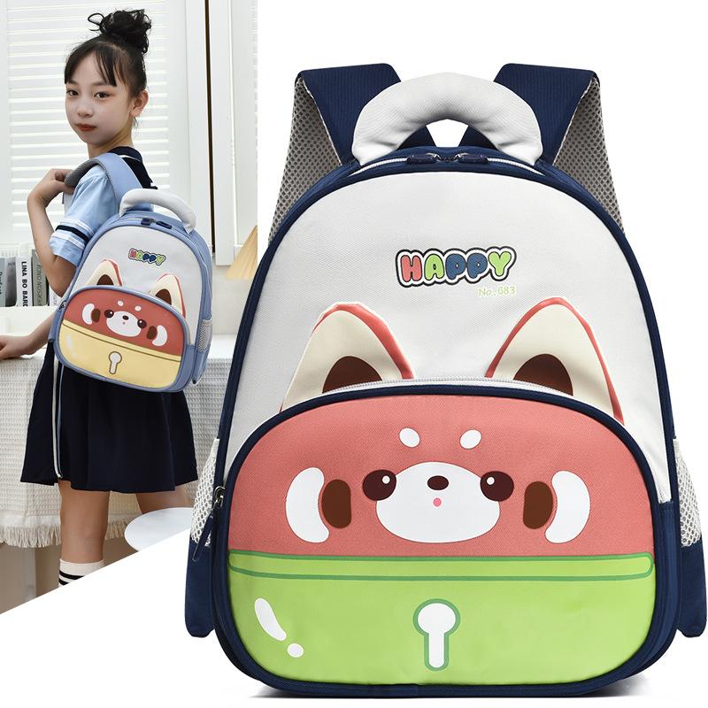 New kindergarten schoolbag cartoon large-capacity backpack fashionable children's backpack boys cute spine backpack