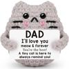 New Handmade Crochet Doll For Mom Dad Knitted Dog Positive Animal Dolls Birthday Fathers Mothers Day Custom Collectible Gift
