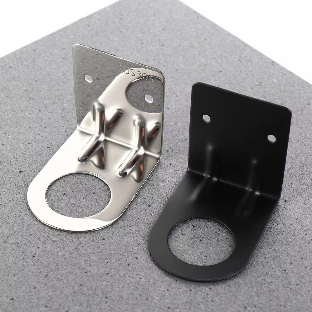 2Pcs Stainless Steel Shower Gel Holder Wall Hanger Dispenser Organizer Hook