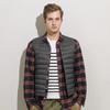 Collarless down liner vest autumn and winter light down jacket wear vest vest vest vest vest