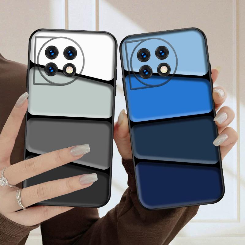 Colored color blocks For OnePlus 8 9 11 12 13 10 Pro 9RT 8T 12R Ace 3 5 2V Nord CE 4 Lite N20 SE 30 200 silicone soft phone case
