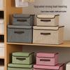 Foldable Dustproof Clothes Storage Box with Lid - Multifunctional Organizer for Clothing and Pants