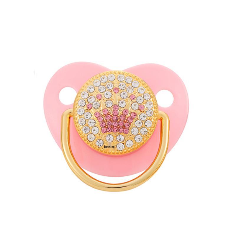 Rhinestone Baby Pacifier & Teether
