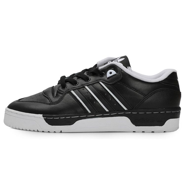 

Кроссовки унисекс adidas Rivalry Low Black White Core-Black Cloud-White EE4655