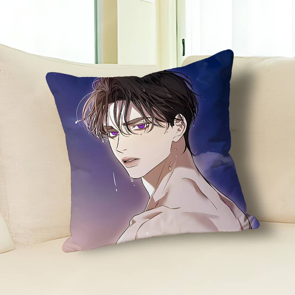 Webtoons Kiss Me If You Can Pillow Cases for Bedroom Living Room Sofa Home Decor Polyester Cushion Cover with Zipper