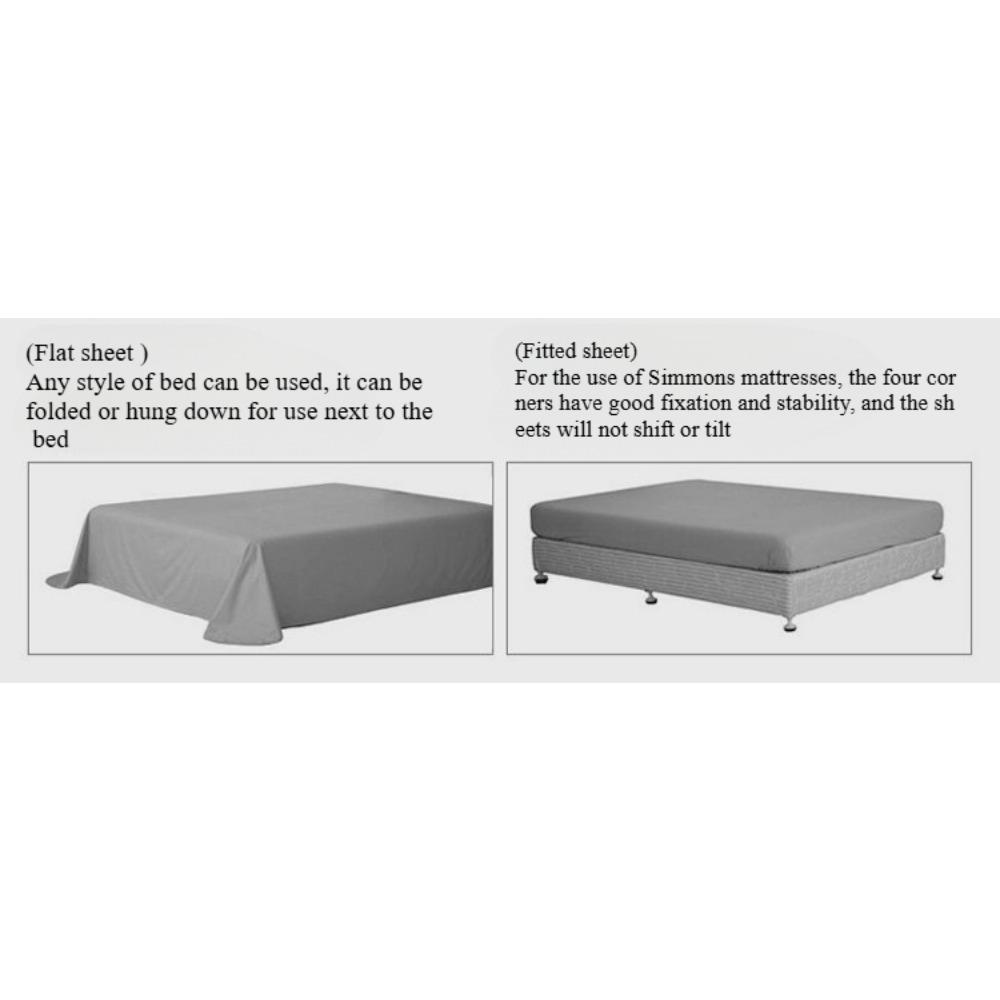 200 pieces of A-level winter flannel bedding set made of pure cotton, thickened and warm, luxurious solid color bed sheets, four piece set