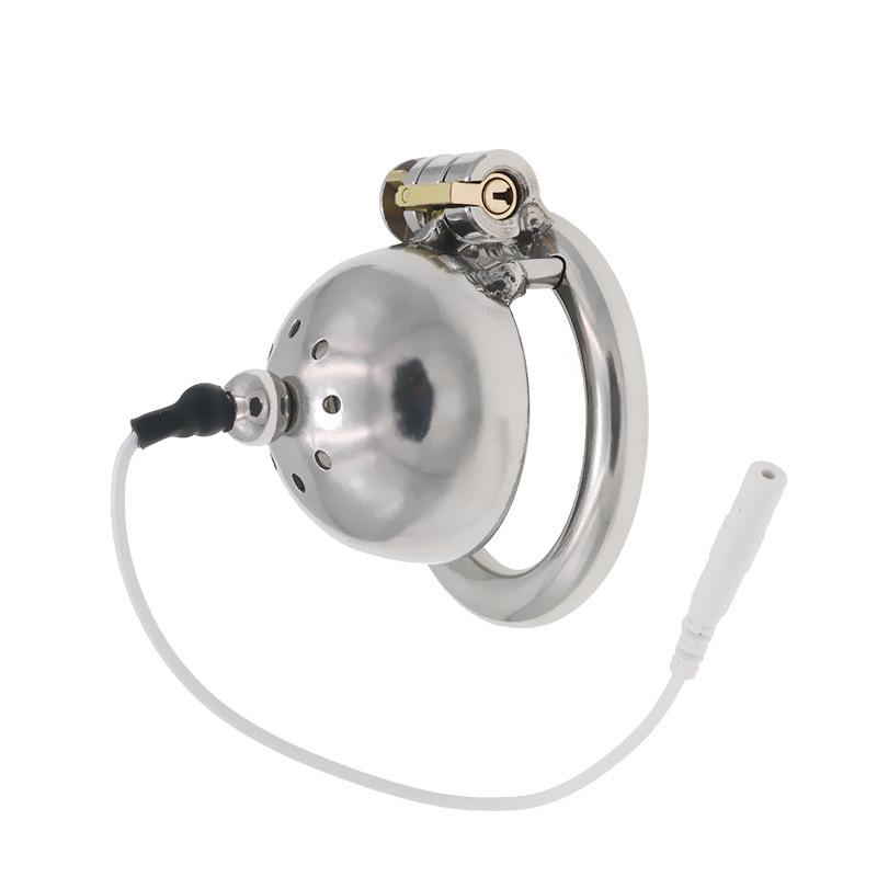 Electric Shock Suit Penis Cage CB Chastity Cleaner Butt Plug Front and Rear Sex Toys SM Sex Tools Adult Supplies