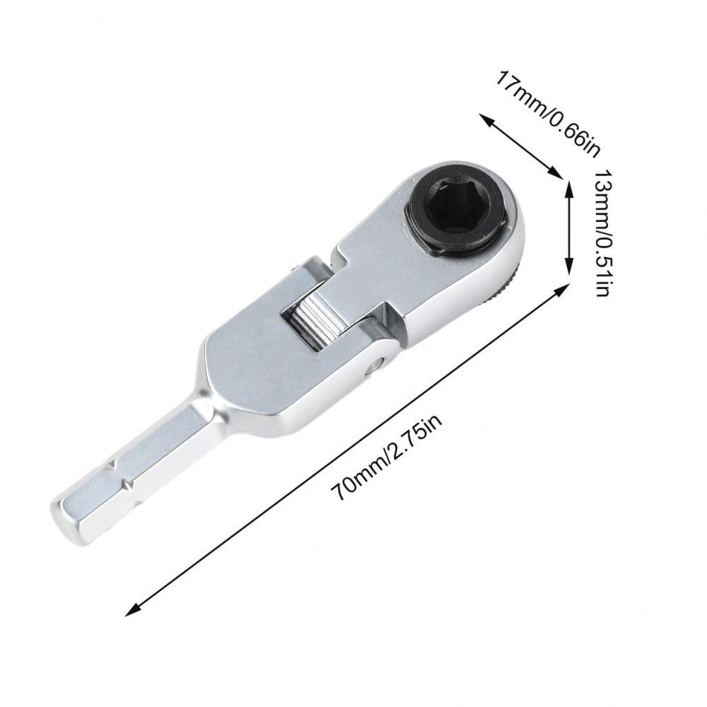 Stainless Steel Hex Torque Wrenches 1/4 Inch Socket Wrench Ratchet Wrench Tool Maintenance