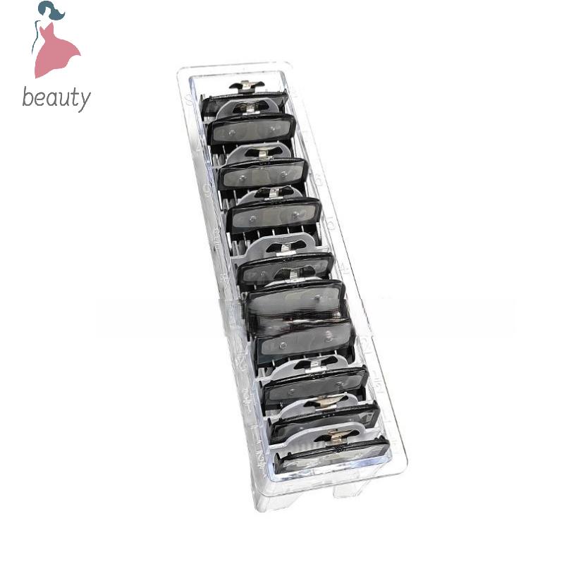 10Grid Guide Limit Comb Cover Storage Box Hair Clipper Rack Holder Organizer Case Salon Barber Tools For General