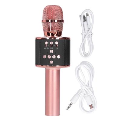Wireless Bluetooth Microphone LED Poratable for Family Gathering Birthday Party