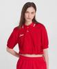 Minasu Pk Crop Banding T Shirt_Red
