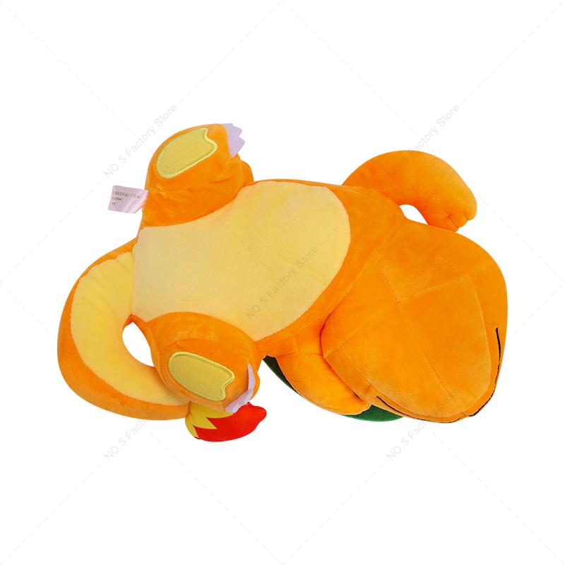 Charmander Sleeping Plush Toy Soft Stuffed Animal Cartoons Doll Cute Character Room Decoration 11 Inch