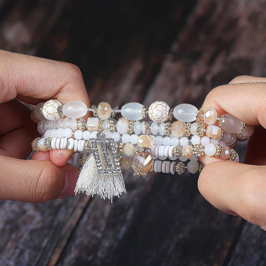 JYL TS Bracelet  Bohemian Square Tassel Summer Design Boosts Vitality