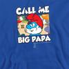 The Smurfs Unisex Adult Call Me Big Papa Smurf Hoodie
