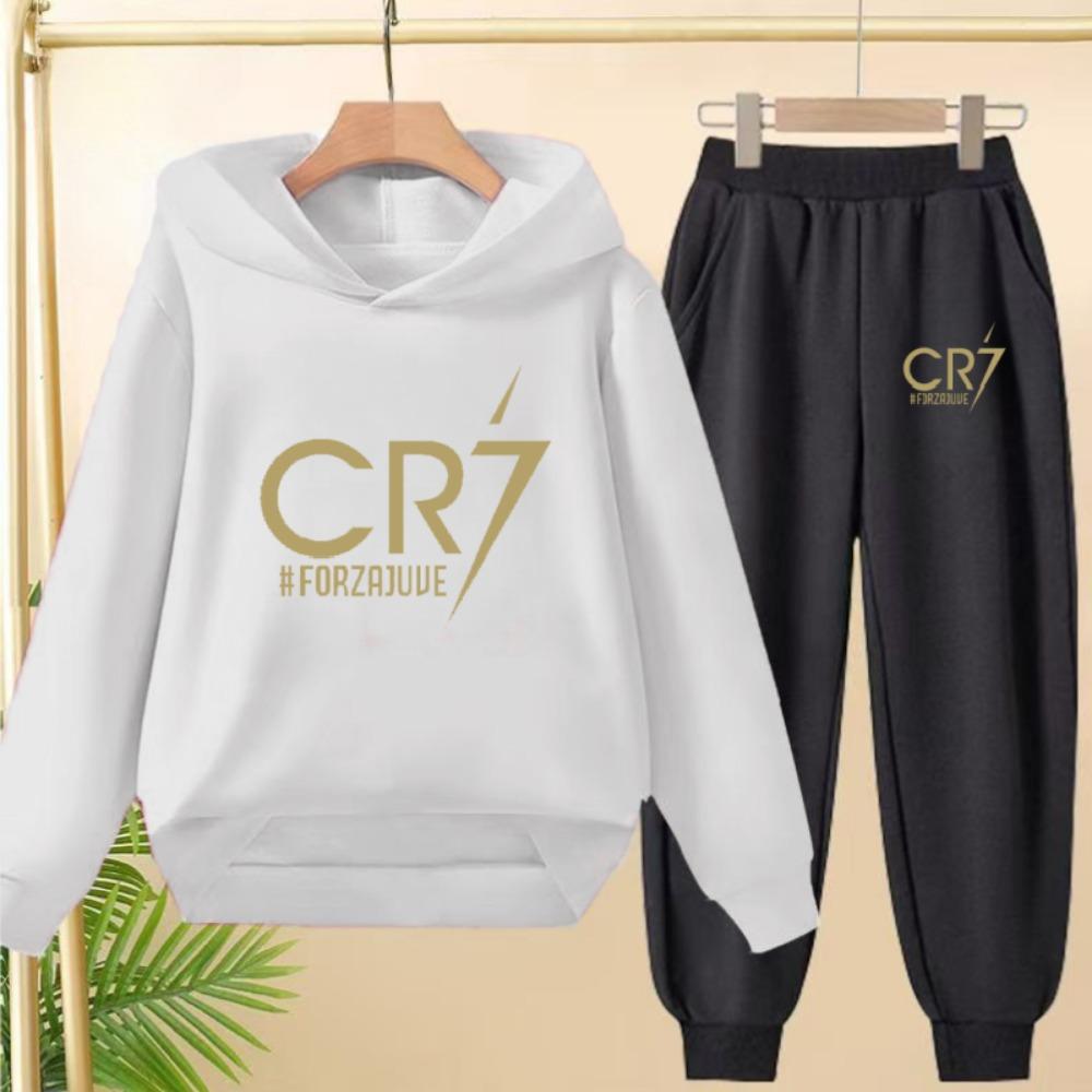 Kid's Leisure Clothes Hoodie +Pants 2pcs Sets Boys Tracksuit Autumn Winter Sweatshirt Set Children Football Sportsuit