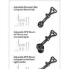 ATWEINA MTB Bicycle Watch Stand Adjustable Mountain Bike Aluminum Alloy Front Lamp Holder Riding Accessories