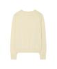 COVERNAT WOMAN Striped V-Neck Knit Yellow