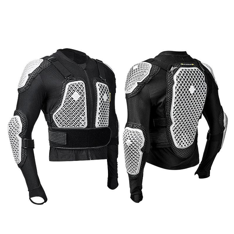 SULAITE Motorcycle Jacket Honeycomb Full Body Armor Protection Jackets Motocross Racing Clothing Breathable Protectors,A1