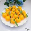 Set of 20 Artificial Orange Fruits Lifelike Simulation for Home Display