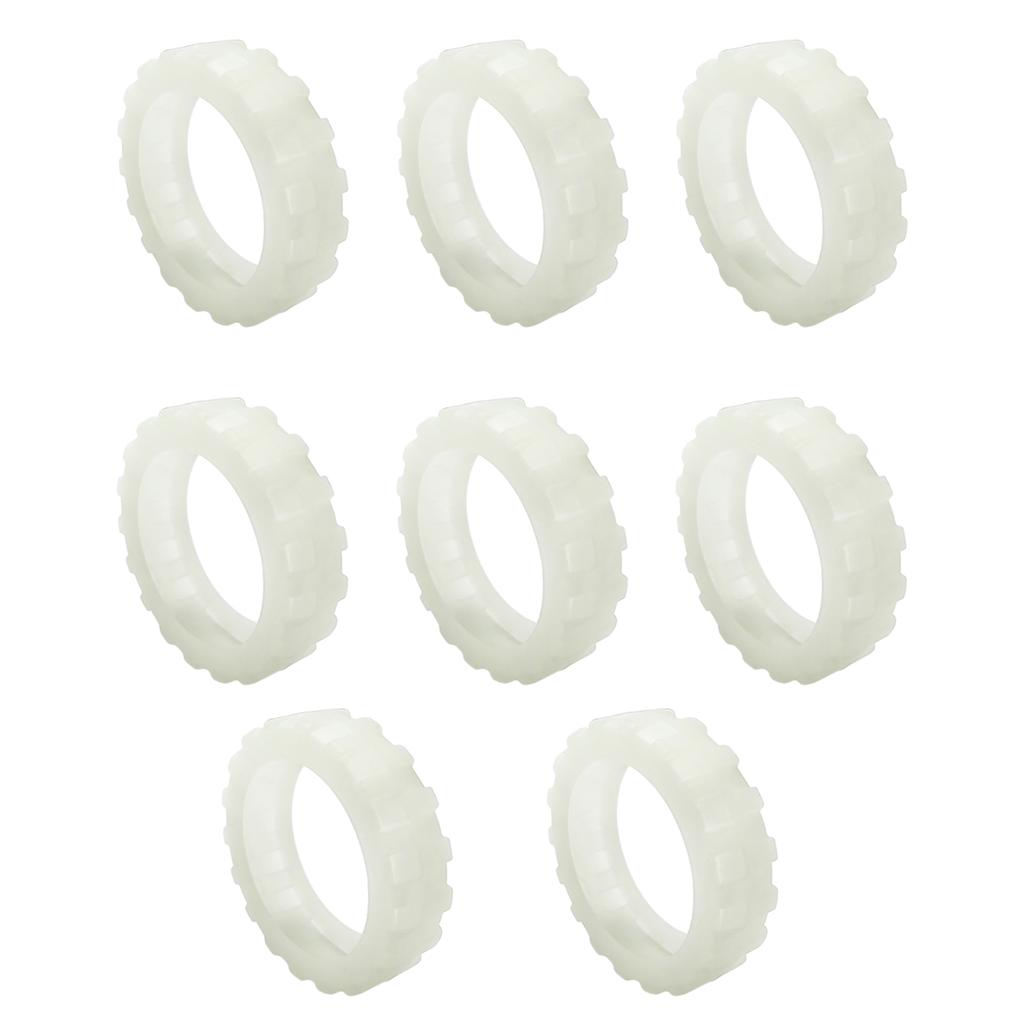 8 Pieces Luggage Wheel Protector Covers Luggage Wheel Covers Reduce Noise and Protect Your Suitcase Wheels for Men Women