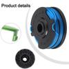 Replacement Spool Set with 6pcs of 2924229082 and 1pcs of 3410468 Cap for Greenworks Trimmers and User Friendly