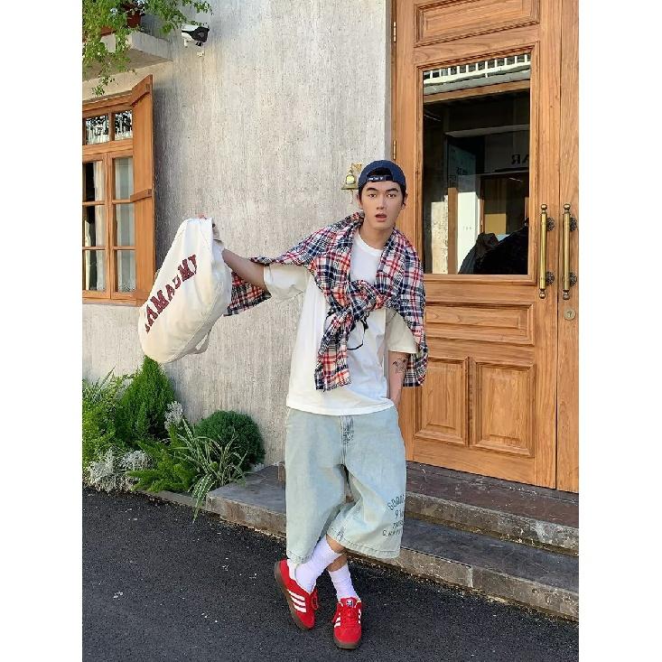 Amerikanisches Retro-Design Gestreiftes Langarmhemd für Männer und Frauen Lässig Locker Frühling und Herbst Partner-Mantel Männer