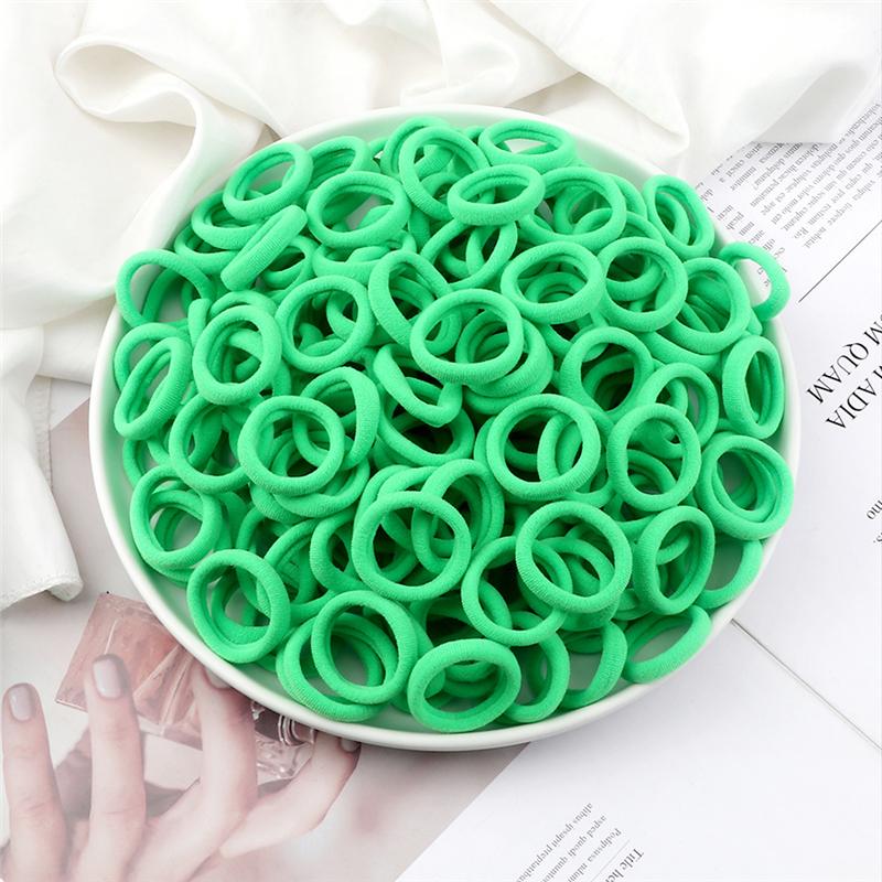 30/50/100 buc/Set Colorate Mici Elastice de Păr Fete Drăguțe Elastice de Păr cu Elasticitate Ridicată Accesorii de Păr pentru Copii Suport Coadă de Cal Bandă de Păr
