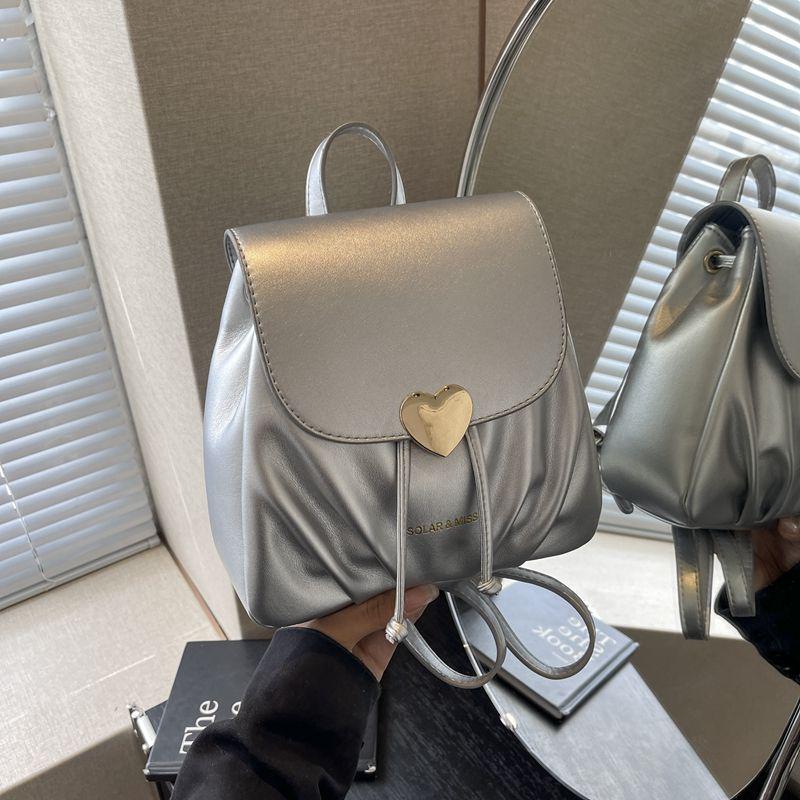 

2025 Large Capacity Backpack - Advanced, Stylish Travel & School Bag for College Students Standard срібний