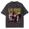 2026 Sylus Amore e Spazio Profondo Magliette Lavate Vintage Ragazza Cena Estate Harajuku Maglietta Grafica Uomo Donna Maglietta in Cotone Oversize